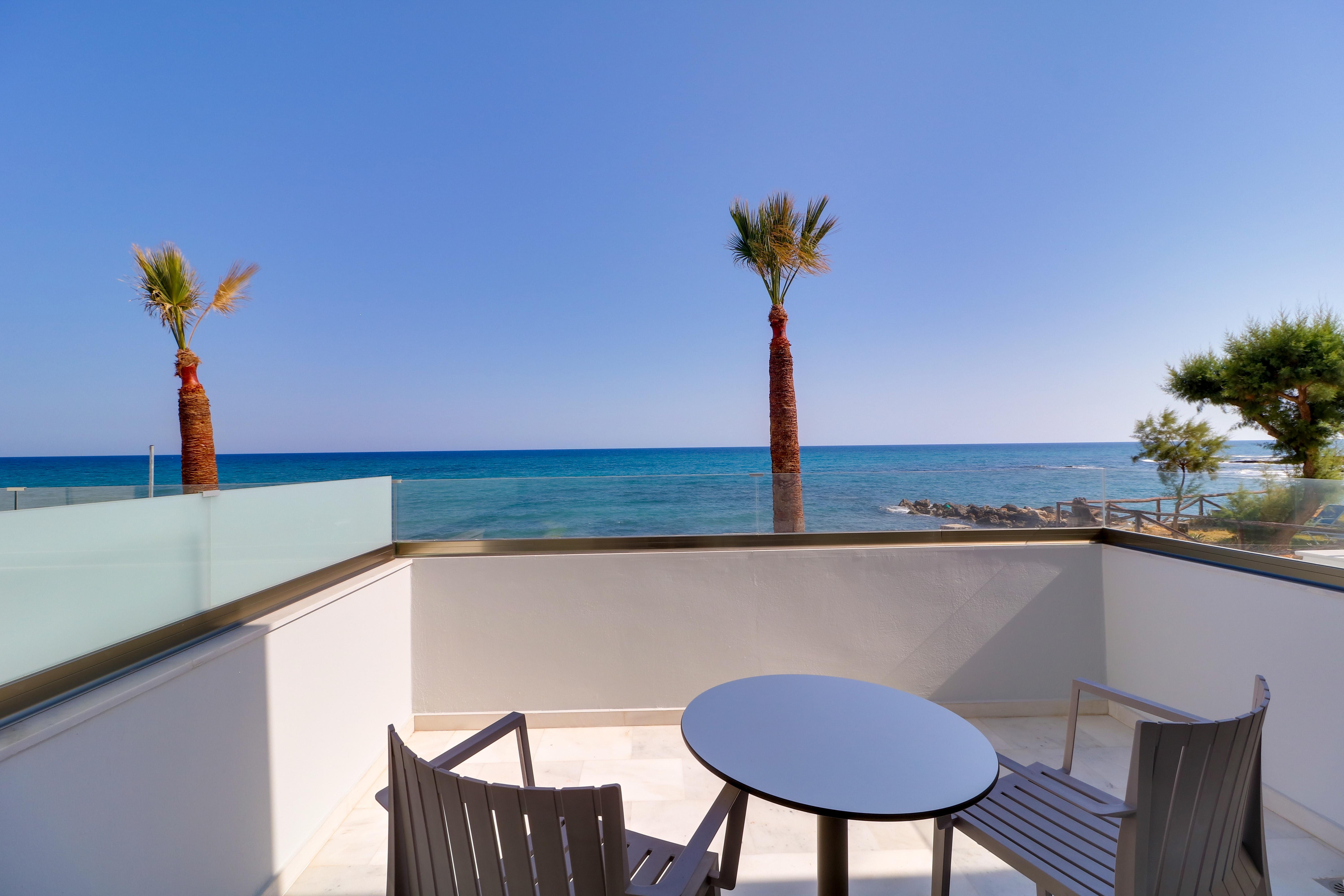 Bomo Rethymno Beach Stavromenos Bagian luar foto