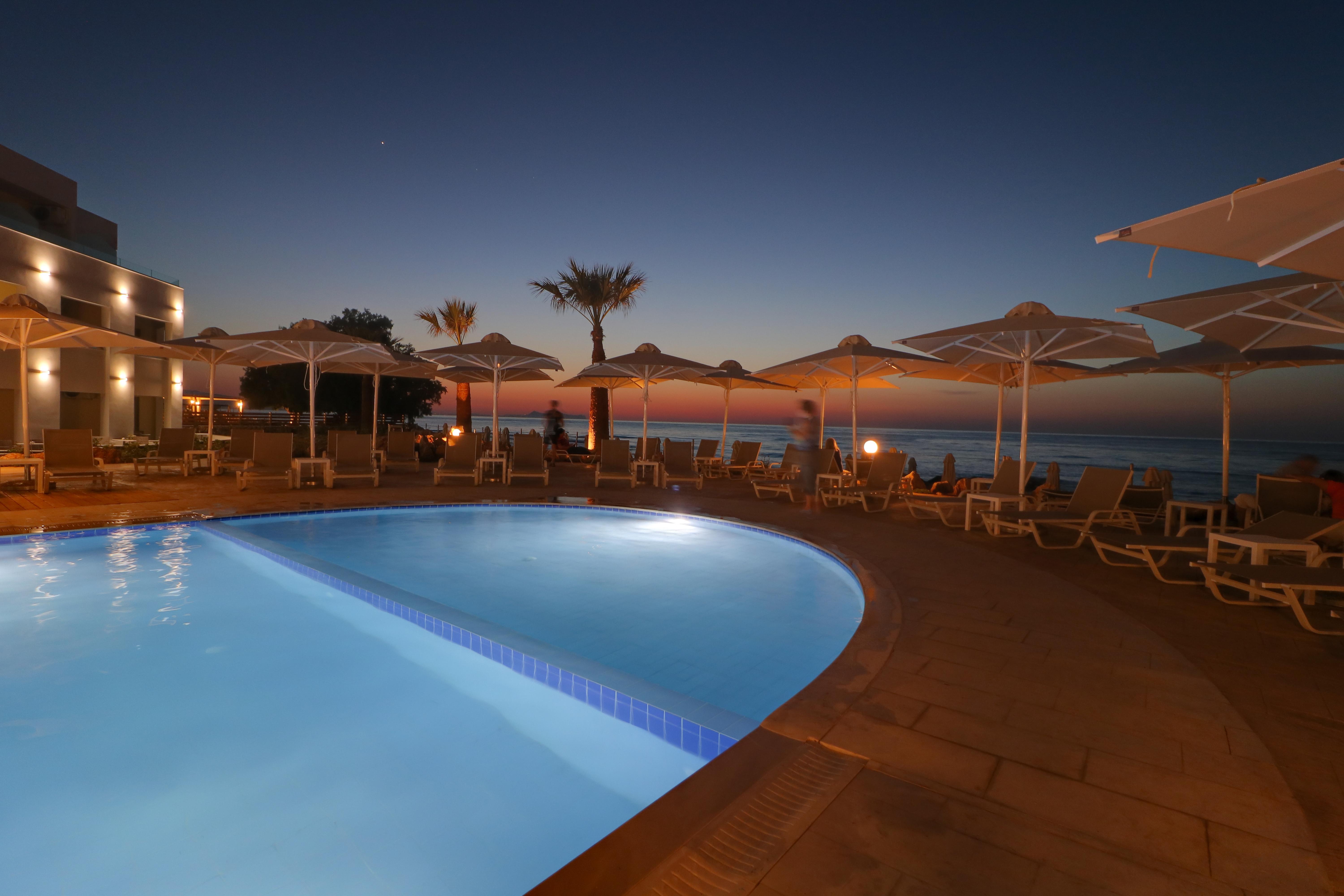 Bomo Rethymno Beach Stavromenos Bagian luar foto