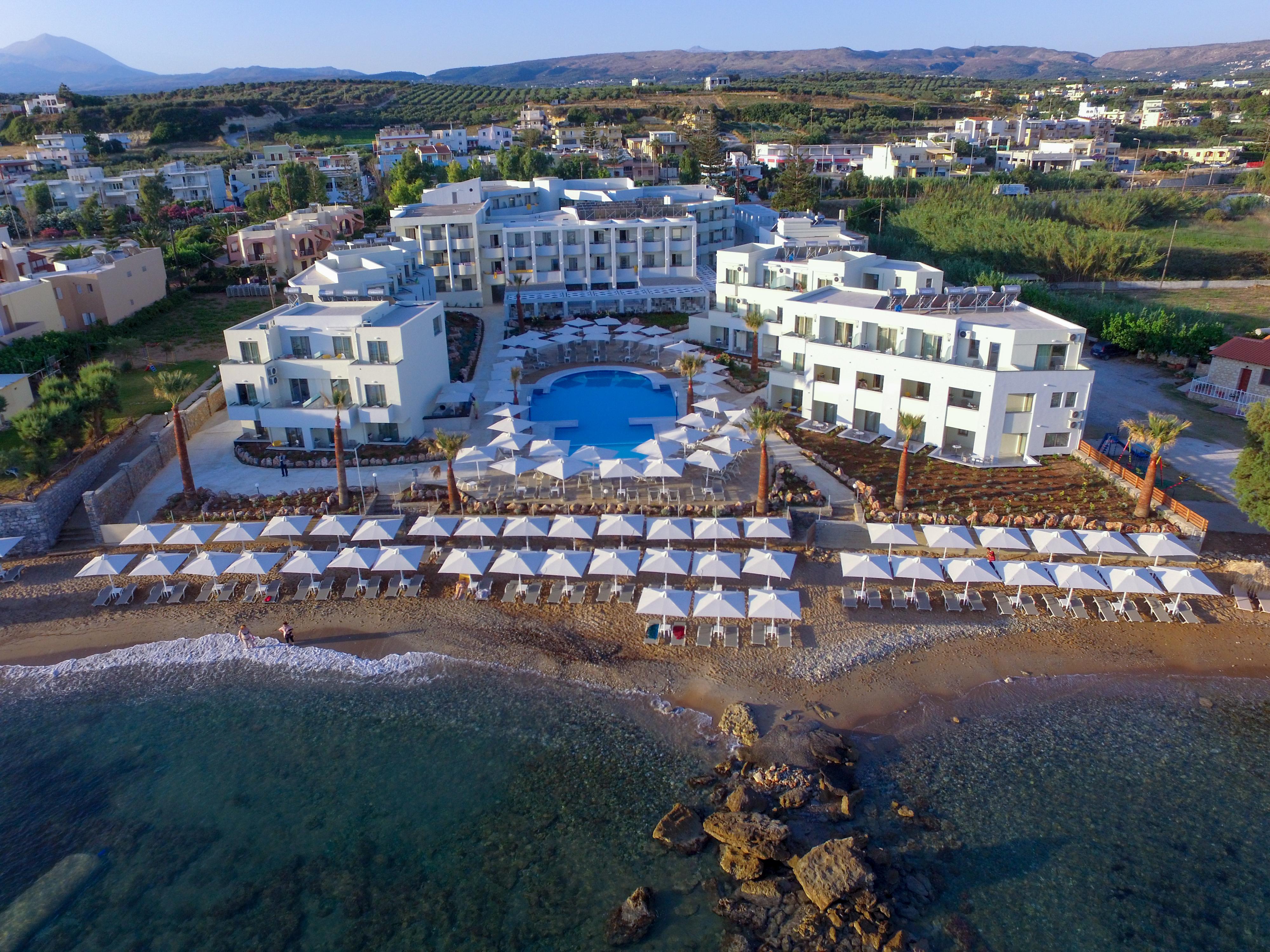 Bomo Rethymno Beach Stavromenos Bagian luar foto