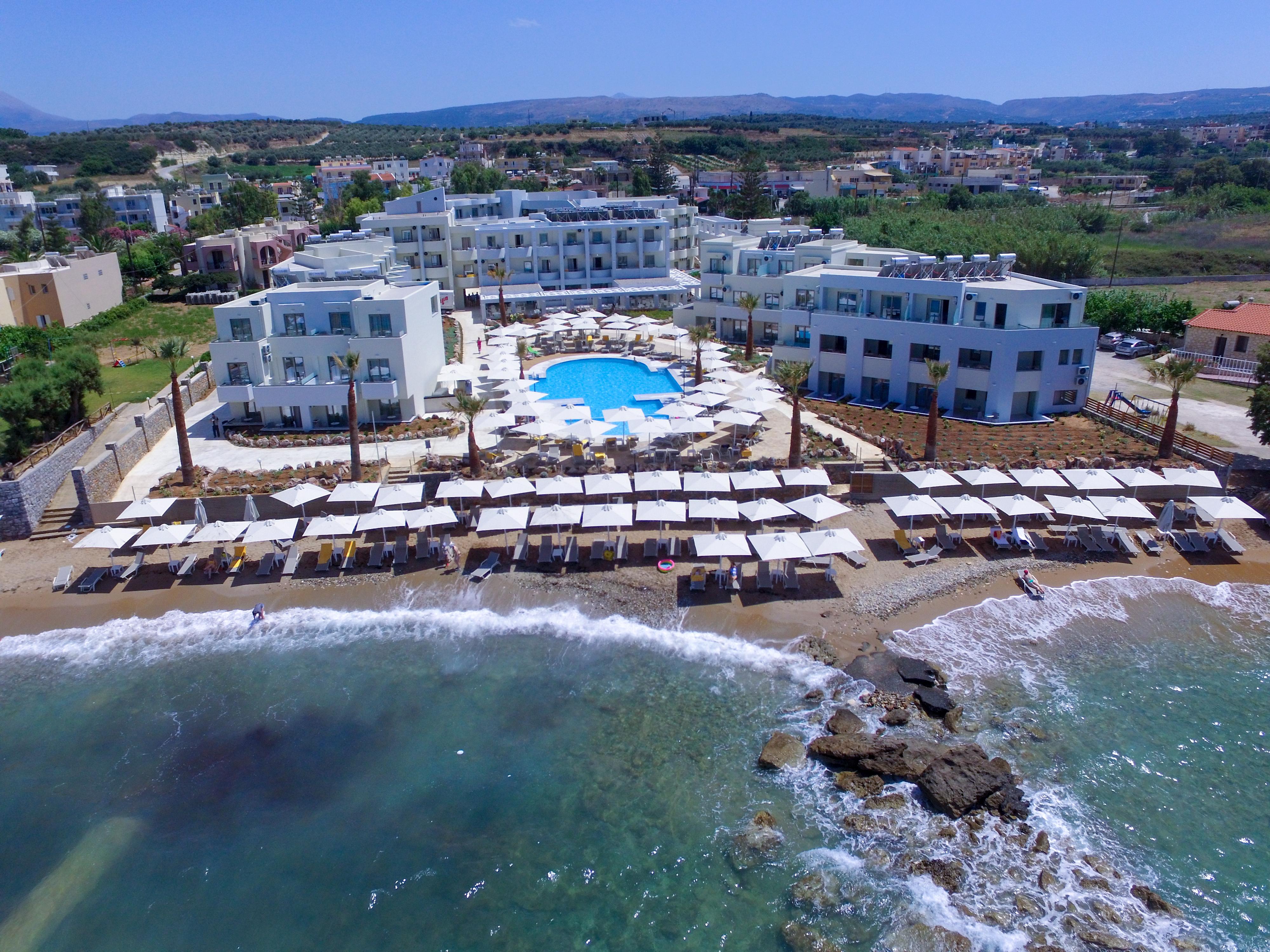 Bomo Rethymno Beach Stavromenos Bagian luar foto