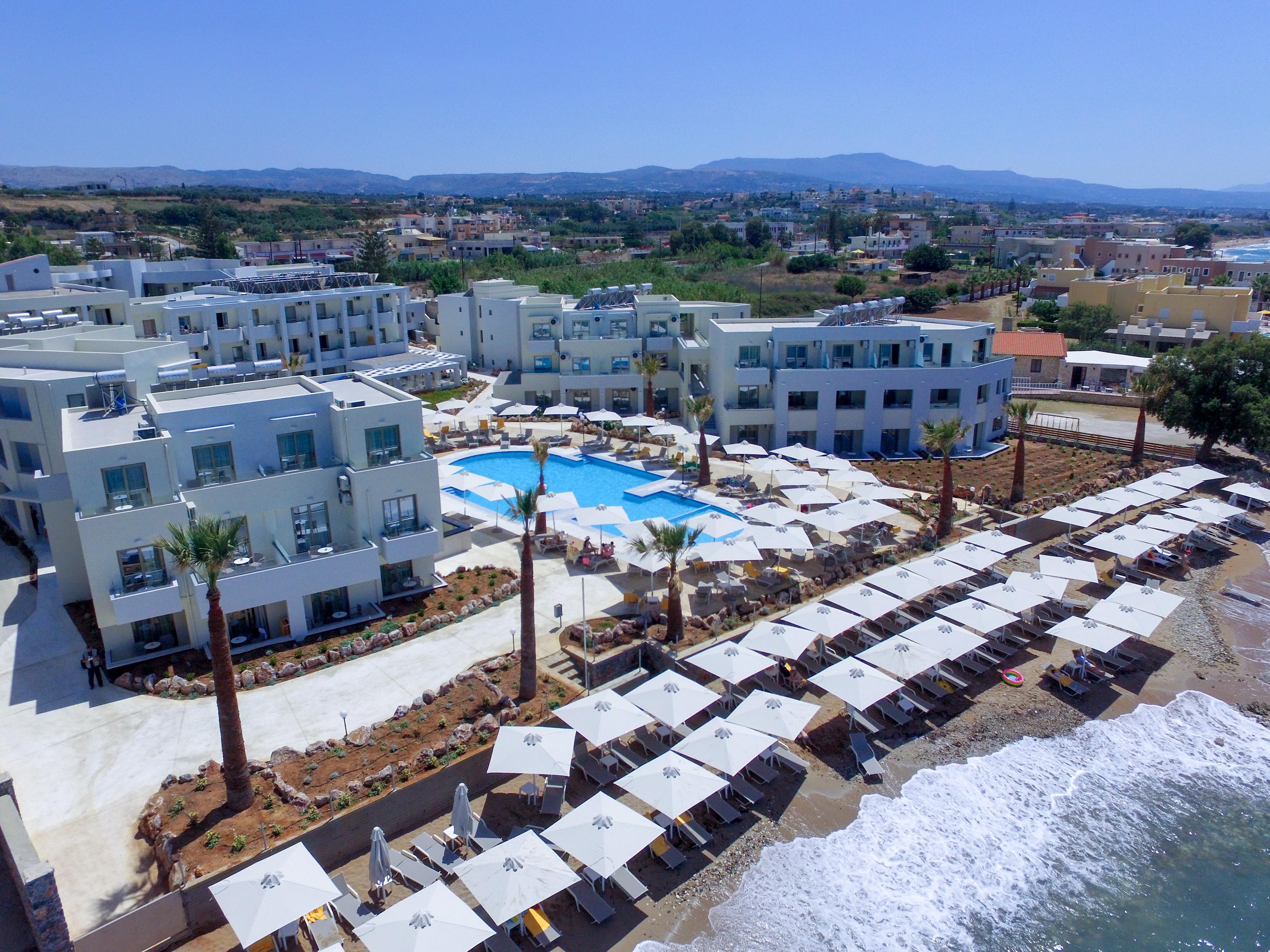 Bomo Rethymno Beach Stavromenos Bagian luar foto