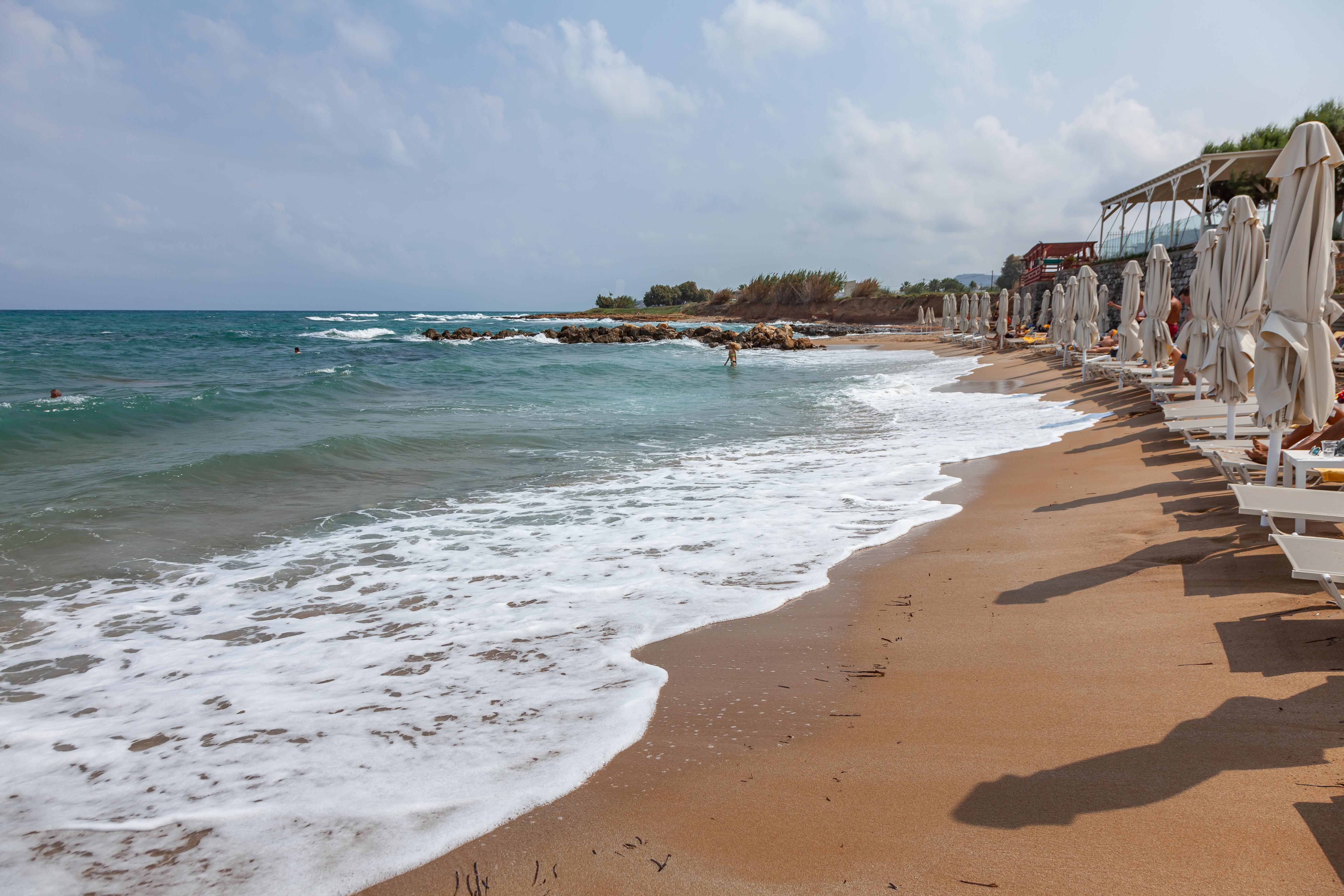 Bomo Rethymno Beach Stavromenos Bagian luar foto