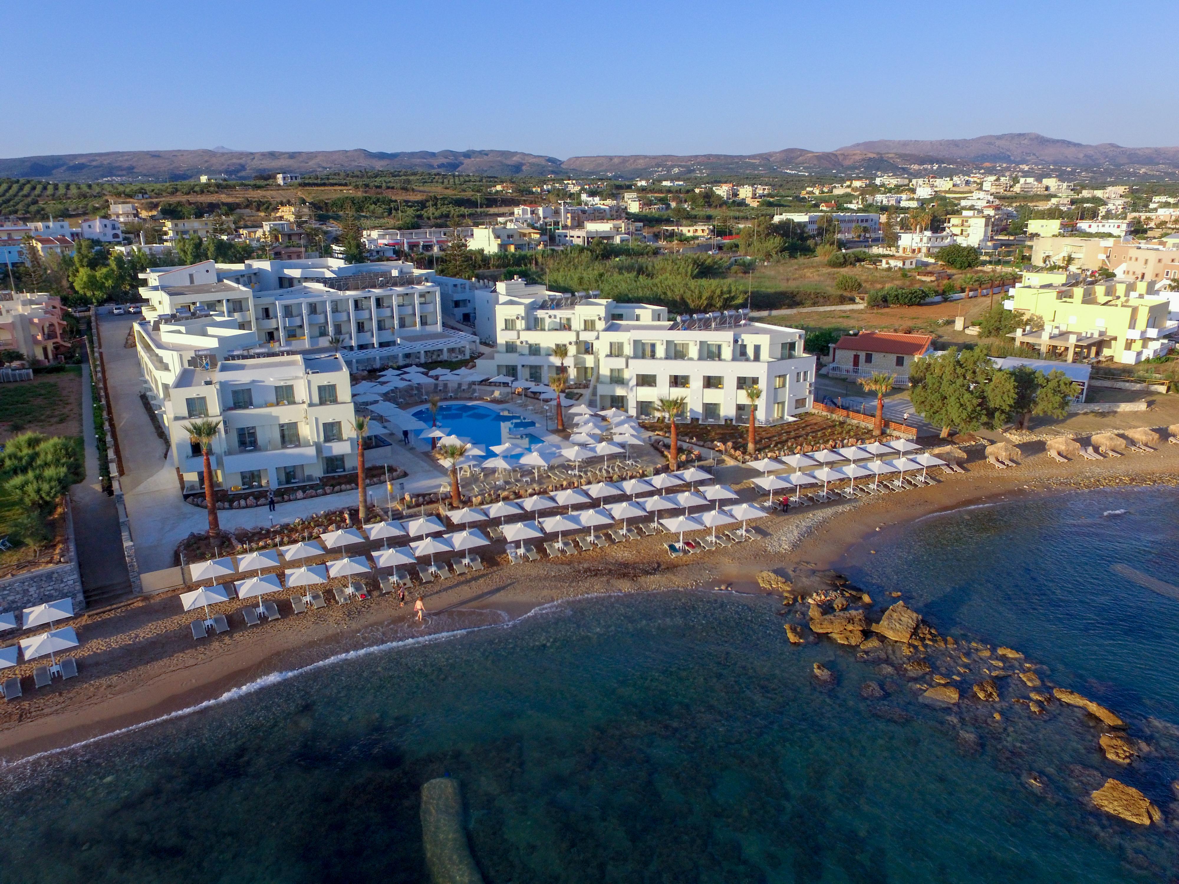 Bomo Rethymno Beach Stavromenos Bagian luar foto