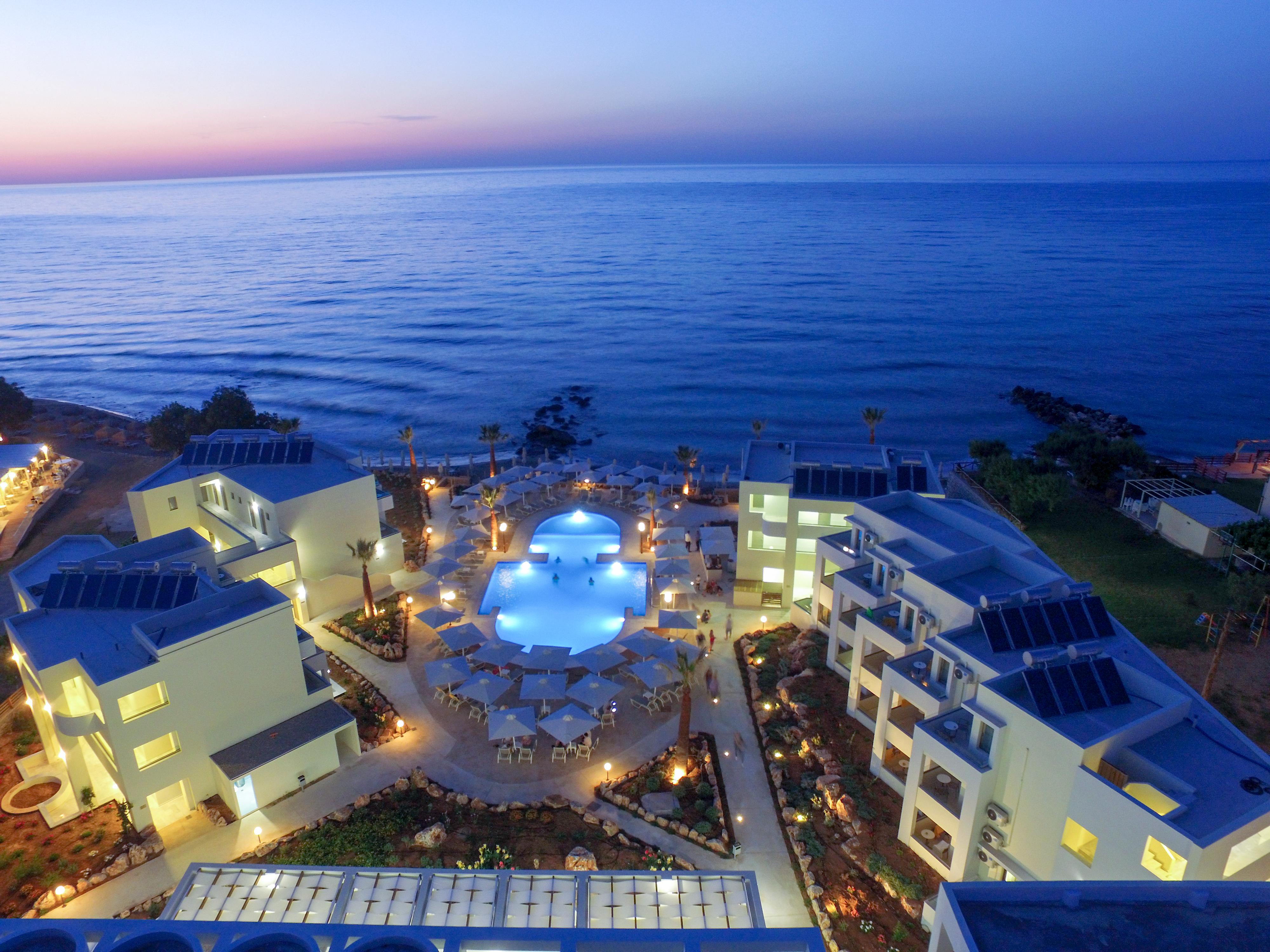 Bomo Rethymno Beach Stavromenos Bagian luar foto
