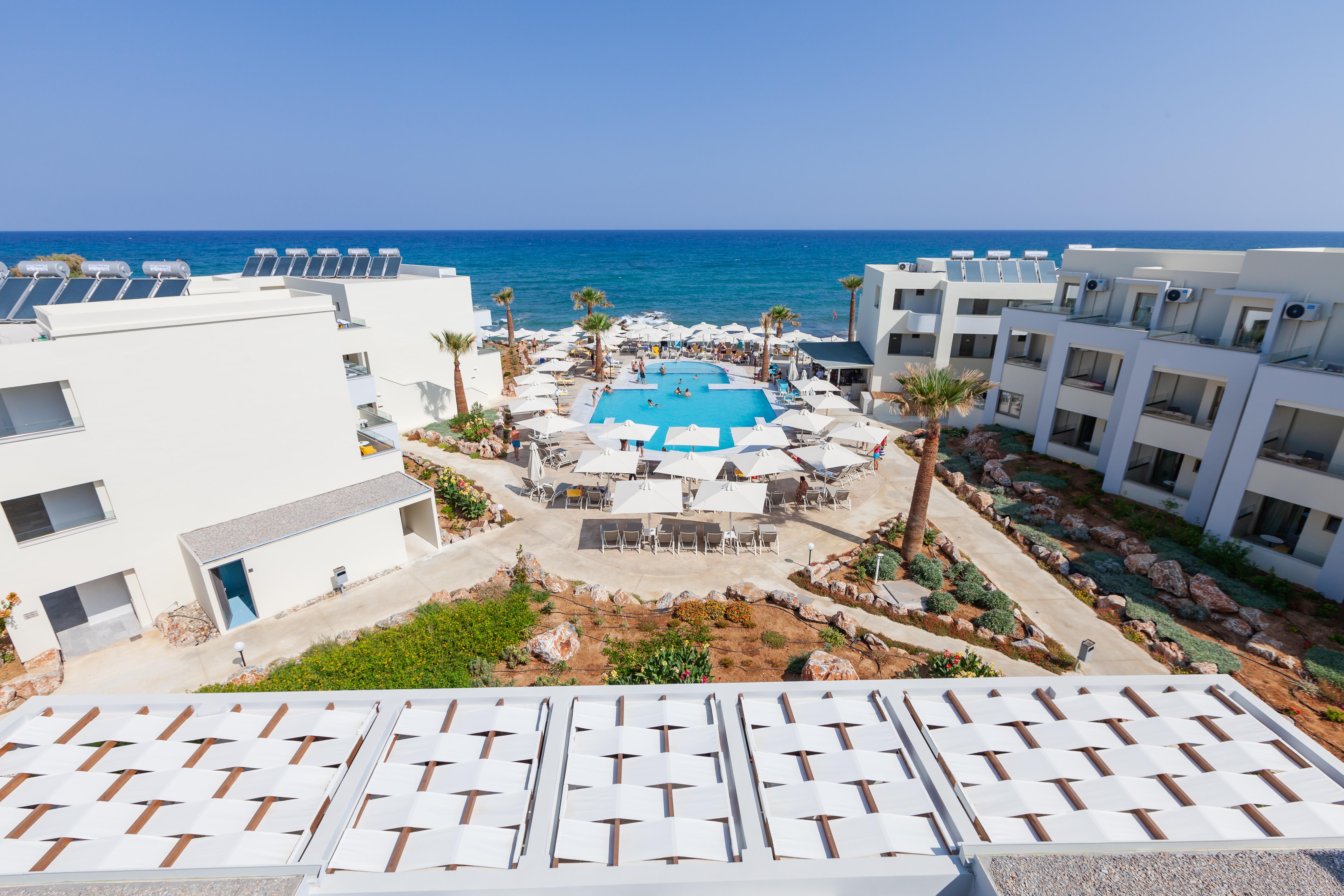 Bomo Rethymno Beach Stavromenos Bagian luar foto