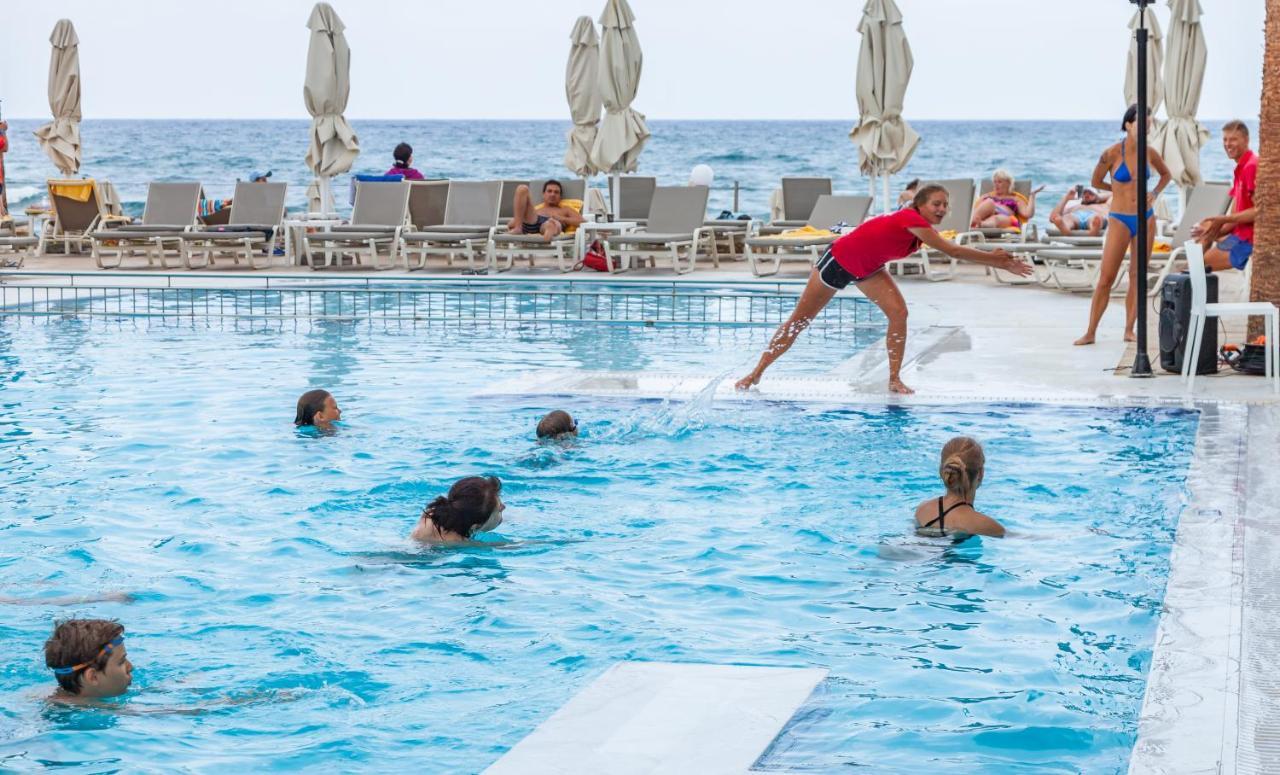 Bomo Rethymno Beach Stavromenos Bagian luar foto